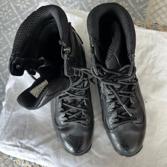 Tactical Research boots Side-Zip Black TR960Z Men's size 9R - Picture 2 of 7